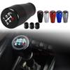 Universal 5 Speed Manual Transmission Short Throw Gear Shift Knob Head 7cm Stylish Aluminum Shifter Lever Gear Shifter Head