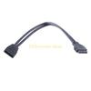 B03C USB 20-контактный удлинительный кабель Внутренний USB 3.0 19/20-контактный низкопрофильный разъем Адаптер «папа-мама» для материнских плат компьютера