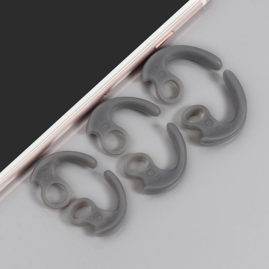 3 пары мягких силиконовых амбушюров для наушников, силиконовый чехол, крючки-вкладыши, аксессуары для наушников, вкладыши