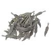 50 Pieces Vintage Feather Charm Leaves Pendant for Jewelry Making DIY Craft