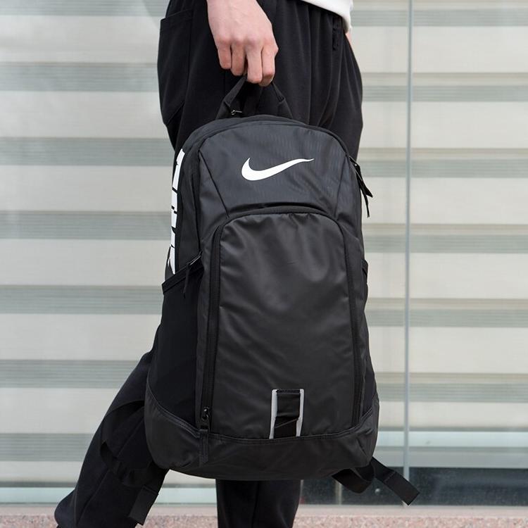 Nike Спортивный рюкзак для активного отдыха с амортизацией, полиэстер, для ноутбука, унисекс, черный BZ9803-010