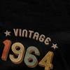 Винтажные футболки 1964 года на 60-летие для мужчин и женщин из хлопка, потрясающие люди, подарки на 60 лет, футболка с коротким рукавом, идея для подарка