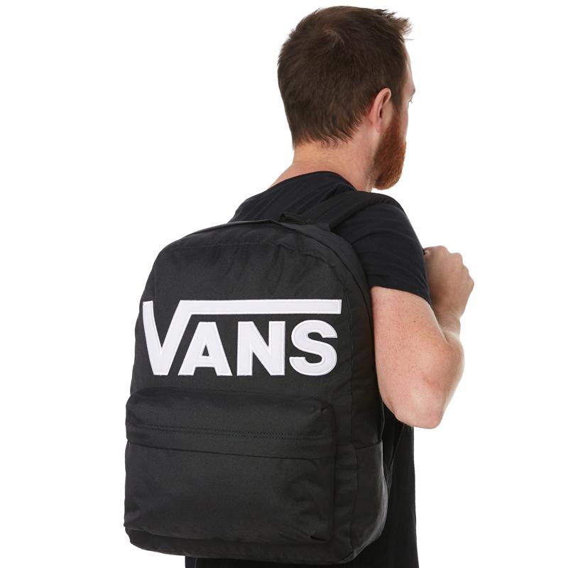 Vans Коллекция Old Skool Полиэстеровый Рюкзак Обычный Унисекс Черный Vans VN0A5KHPY28