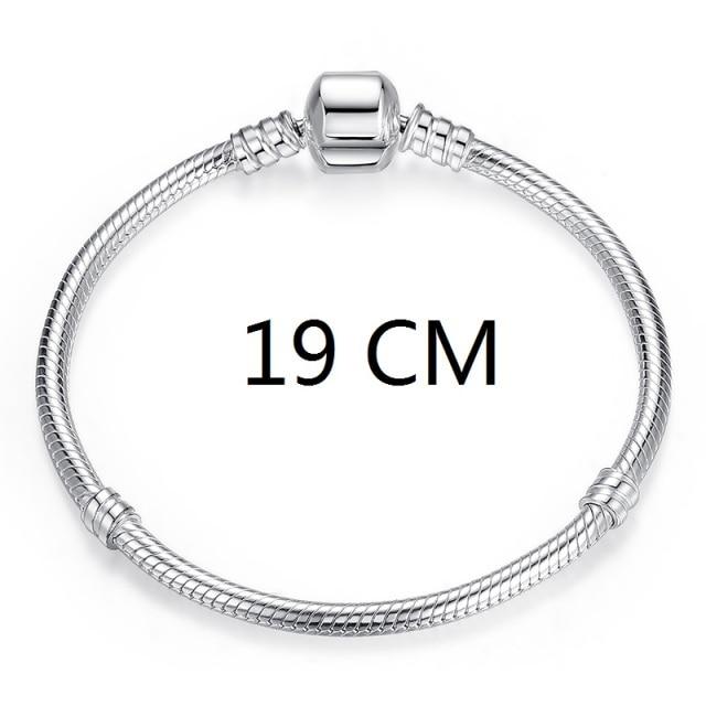 Браслеты из стерлингового серебра 925 пробы Pulseira со снежинками, браслеты из серебра 925 пробы в виде сердца и змеи, женский серебряный браслет для женщин, ювелирные изделия