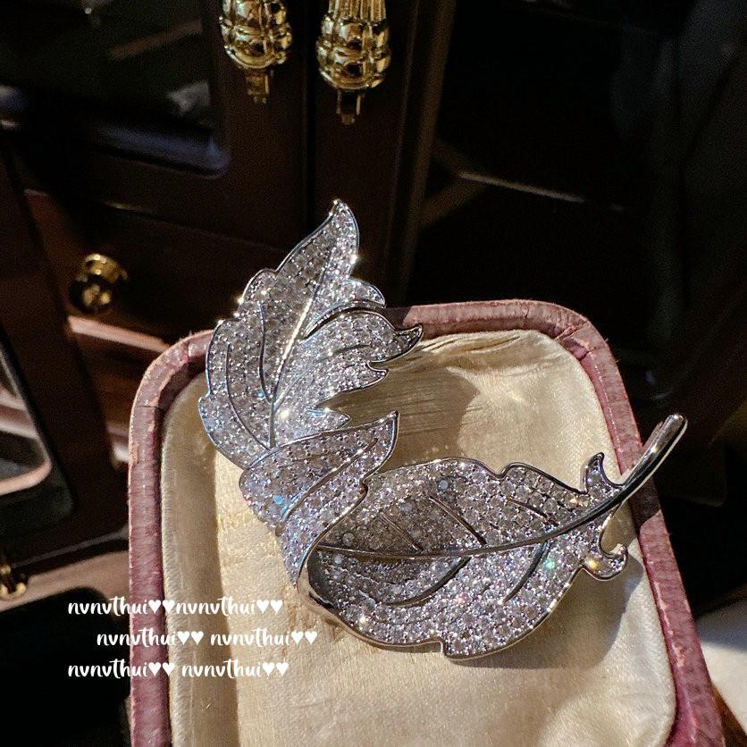 Брошь-заколка «Секретное царство», яркая бабочка, летающий драгоценный камень, «Галактическая яркость», покрытие 18 карат золотом, брошь-венок с бантом и цирконами