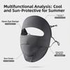Moisture-wicking UV-resistant Face Mask Ice Silk Face Protection  Summer Season