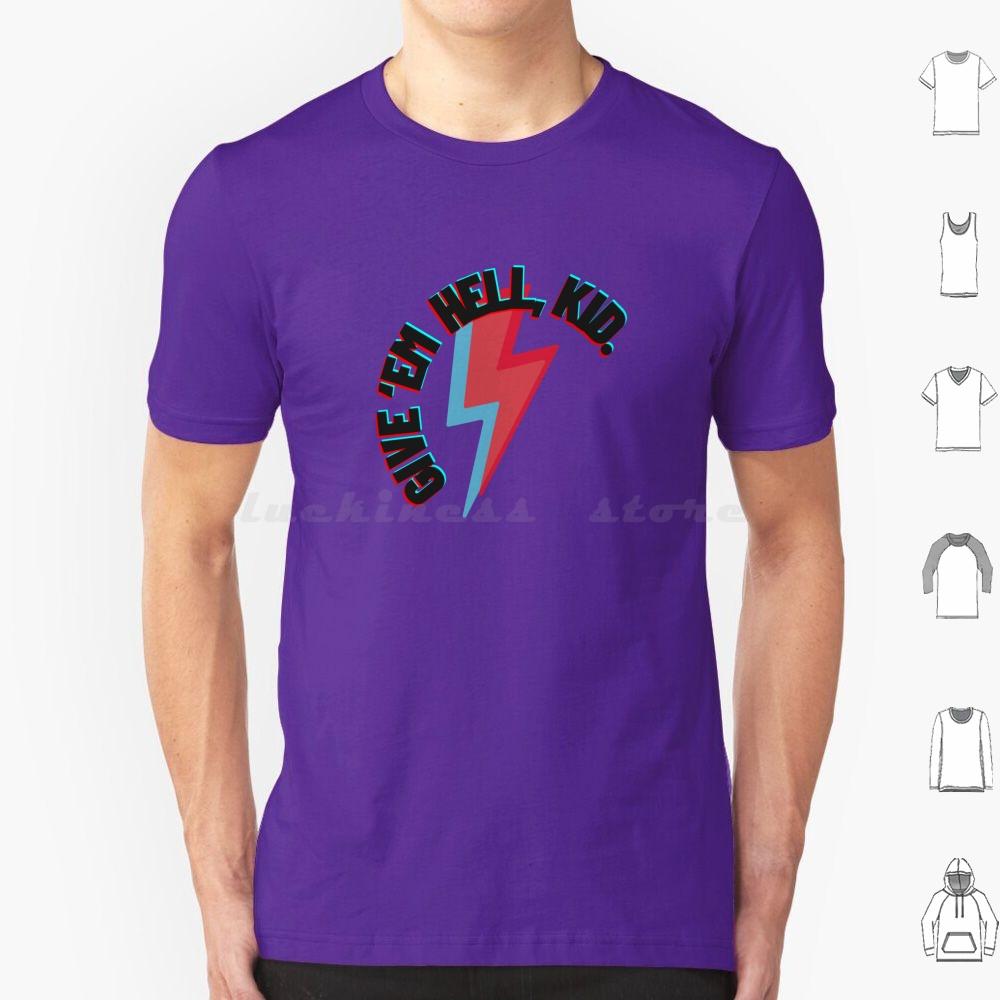 Give em Hell Kid T Shirt Cotton Men Women DIY Print Mcr Gerard Way Mikey Way Ray Toro Frank Iero Three Cheers Three Cheers