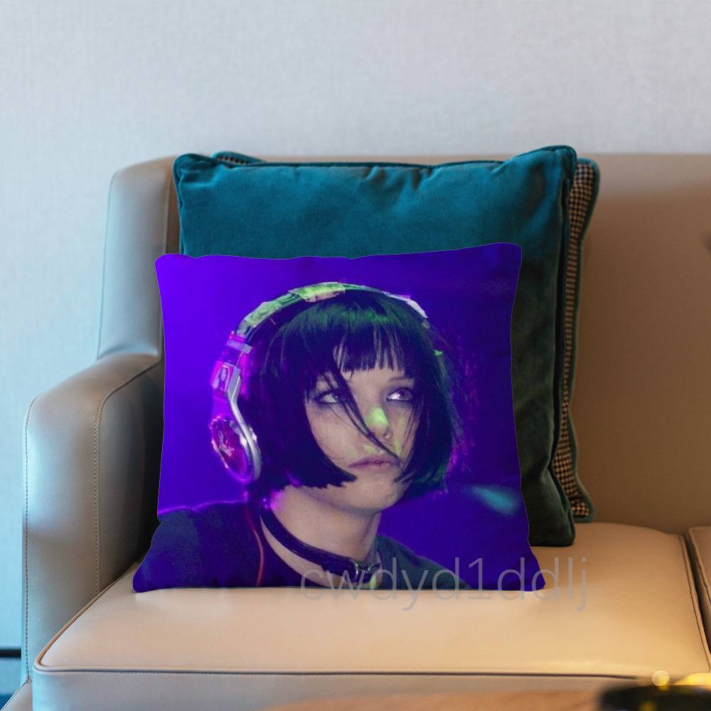CCrystal Castles Band Amnesty Cushion Cover Pillow Cover Decor Pillowcase Printed Cushion Case For Couch