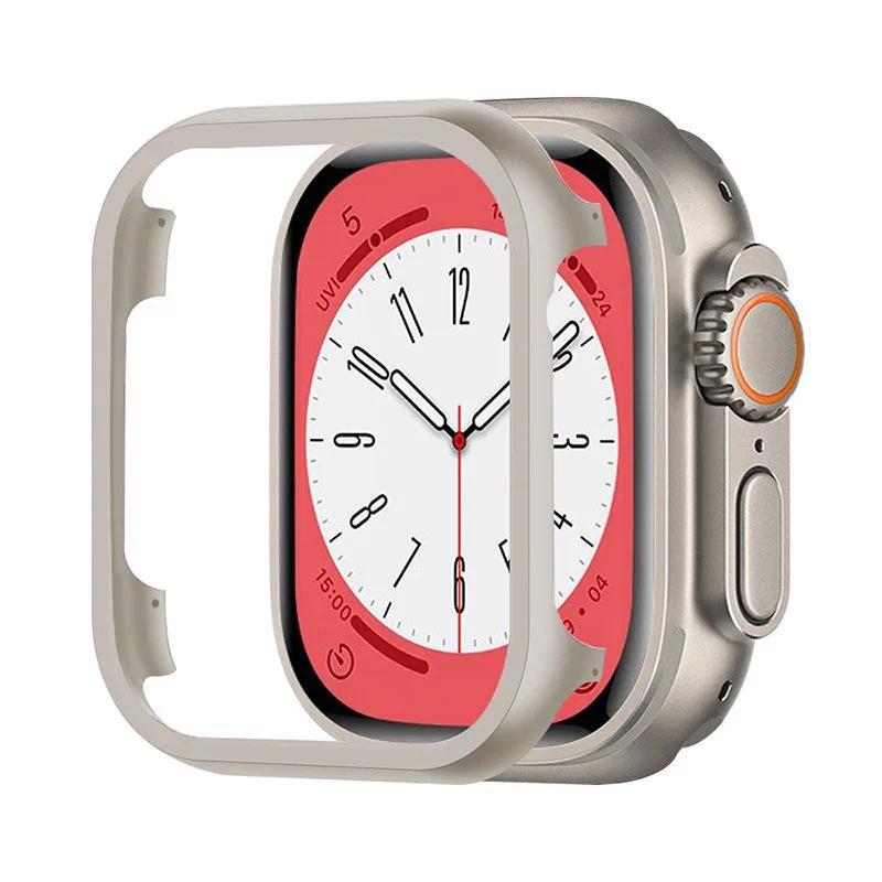 Aluminum Alloy Case For Apple Watch Ultra 2 49mm 11 10 9 8 7 6 5 4 SE Protective Frame Shell iWatch 46mm 45mm 41mm 44mm 42/40mm