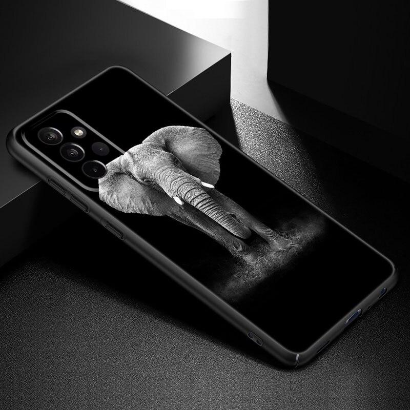Animal Elephant Phone Case For Samsung Galaxy A21 A30 A50 A52 S A13 A22 A32 A33 A53 A73 5G A11 A12 A31 A51 A70 A71 A72 Cover