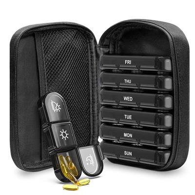 Еженедельные органайзеры для таблеток 21 сетка 3 раза в день влагонепроницаемая таблетница с футляром для витаминов лекарств рыбьего жира