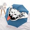 1pc Cat Face Automatic Opening/closing Umbrella with Auto Open/Close, Windproof, Foldable Sunshade yy250811160