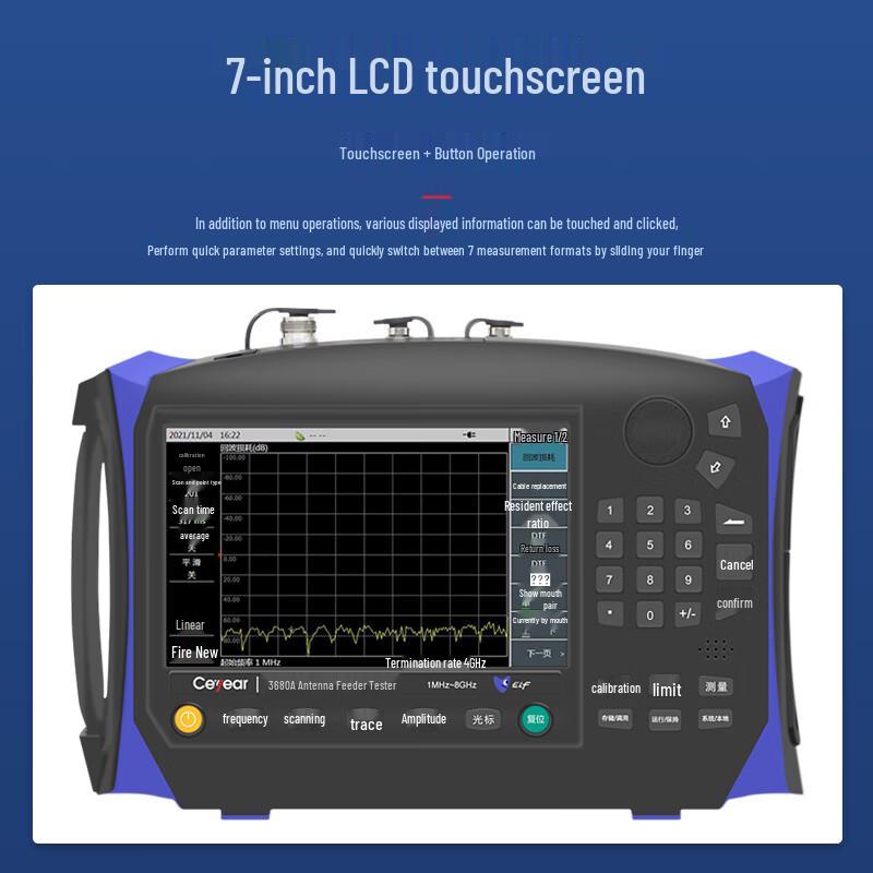 TOPULAN 3680A Handheld Antenna & SWR Analyzer