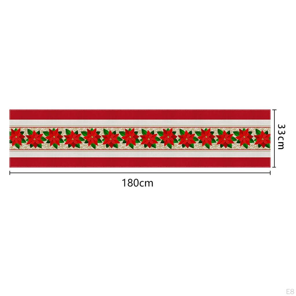 Christmas Table Runner - Stylish Holiday Decoration for Dining Dresser