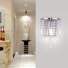 Wall Crystal Elegant Sconce With Led Light For Home Bedroom And Space Living