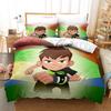 3D Ben Alien Force 10 Comfortable Duvet Quilt Cover Pillowcase Bedding Set Children Bedroom Decoration Home Textile