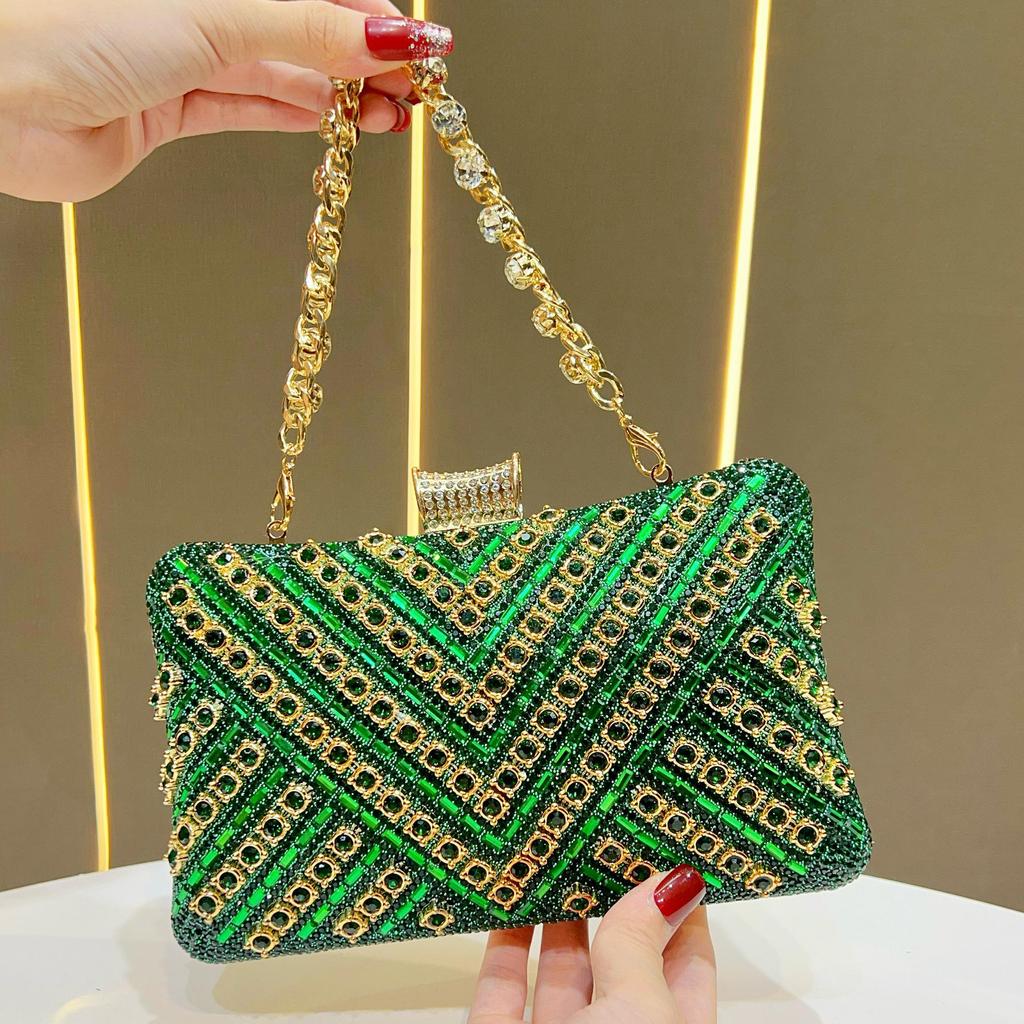 2025 Exquisite Rhinestone Evening Bag - High-End Luxury Party Handbag