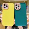 Силиконовый чехол для телефона с рамкой объектива 2 в 1 для Iphone 13 12 11 14pro Max Xr Xs Max X 14pro 13 12, противоударный мягкий чехол ярких цветов