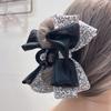 A High-end, Elegant Satin Bow Tie, A Lazy Person's Scratch-off Fashionable Hair Accessory For The Back Of The Head.