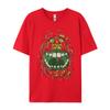 Слимер Лицо Хэллоуин Костюм Повседневные Футболки Оптом Camisa Досуг Хлопок Студент Роскошные Дизайнерские Футболки