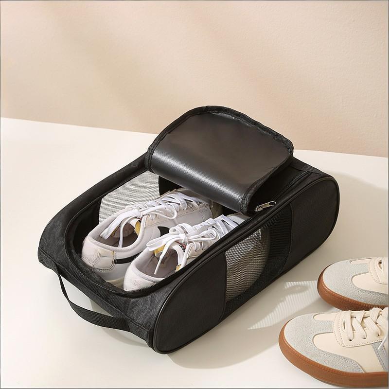Oxford Cloth Golf Shoe Handbag Breathable Dustproof Lightweight Portable Storage Bag for Golf Football Tennis Sports Shoes