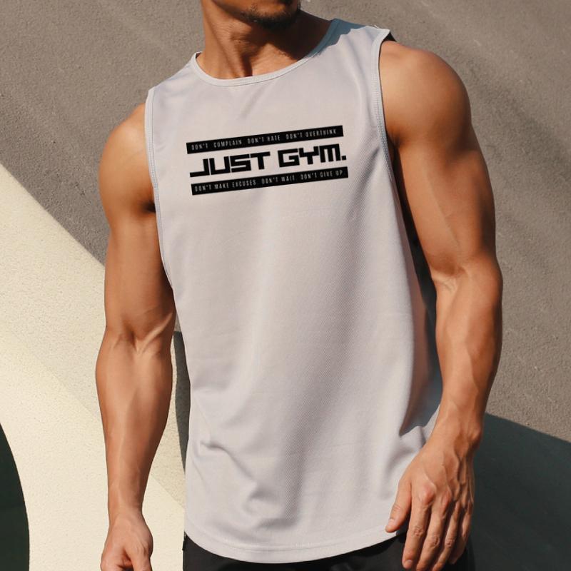 Muscleguys Мужская спортивная одежда летняя молодежная поп-футболка для бодибилдинга и фитнеса модная дышащая спортивная футболка без рукавов