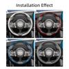Suitable for Mini Carbon Fiber Texture Steering Wheel Cover with Segmented Quick-Release Design, Durable, for Models Such as Cooper 3-Door Countryman
