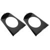 1 Pair Behind Seat Speaker Brackets 6x9 Inch Steel Cab Corner Speaker Brackets for C10 1973‑1987 Black