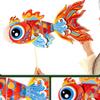 Glowing Mid-Autumn Festival  Lantern  DIY Luminous Carp Fish  Lantern Cute Goldfish Lantern  Gifts