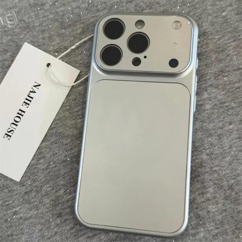 Ультратонкий чехол-бампер из матового стекла Air для iPhone 16 Pro Max