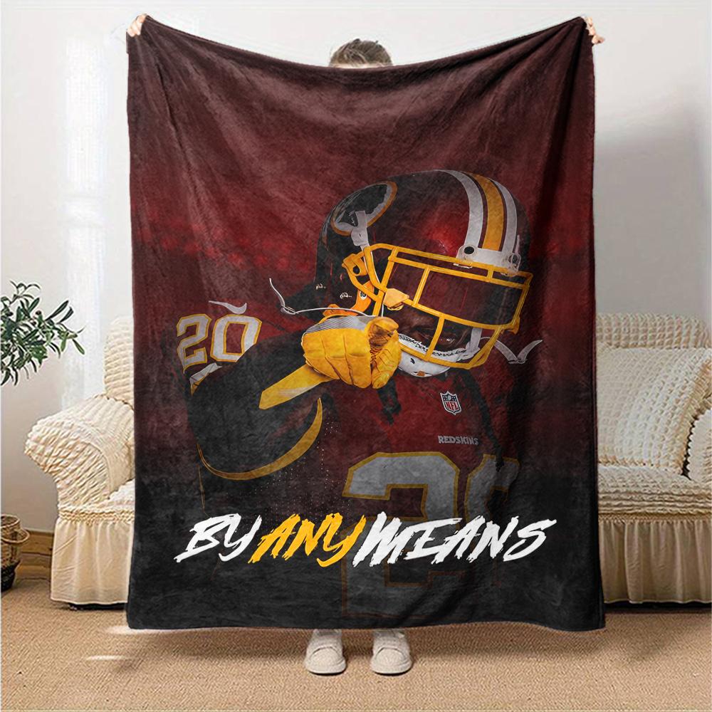 1pc Blanket - Washington Commanders Print Design,Lightweight Blanket for Sofa,Bed- Soft &Warm,Gift for All Seasons