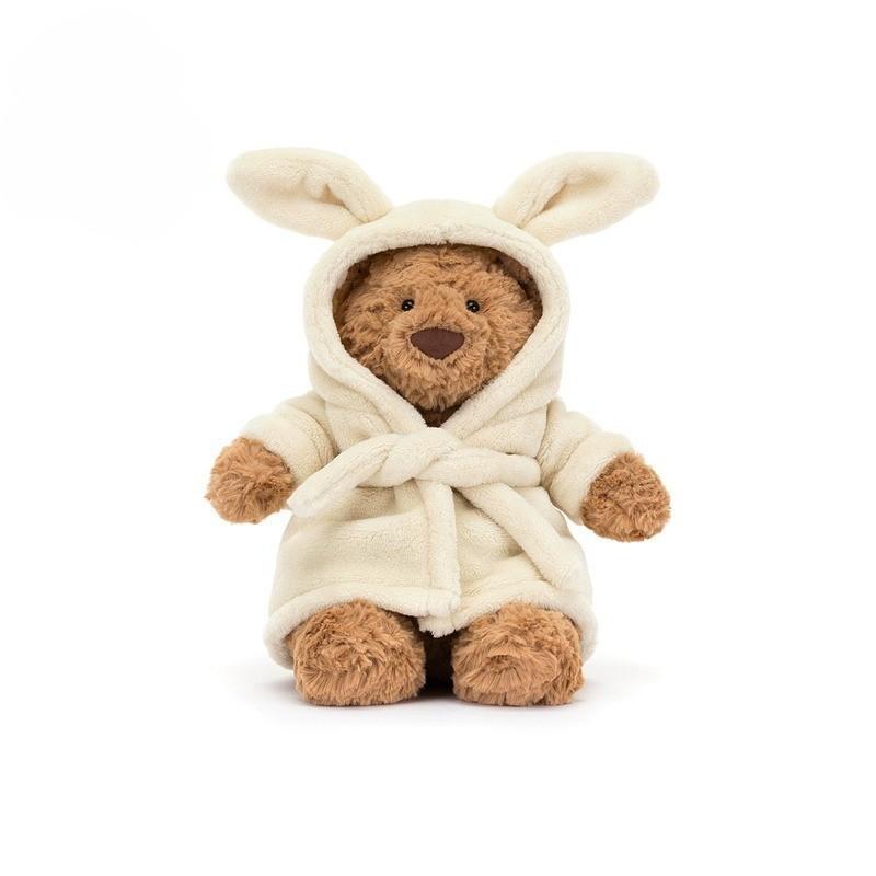 Jc Barcelona Bear Plush Toy With Super Soft Short Pile For Kids And Giftgiving