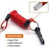 bestune Trailer Breakaway Cable Replacement - 4 Ft Brake Away Cable with Pin for Breakaway Trailer Systems