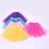 Girl Pretty Ballet Tulle Mesh Star Sequin Dressup Tutu Skirt Latin Fashion Mini Soft
