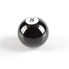 No.8 Billiard Ball Round Universal Custom Gear Shifter Shift Knob W/ 3 Adapters