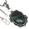 Подвеска Рубин Цоизит Драгоценный камень Ручной работы Подарок для нее Серебряные украшения 2"