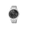 Коллекция Eco-Drive Часы с кварцевым механизмом на солнечных батареях Мужские часы Черный циферблат BM6970-52E