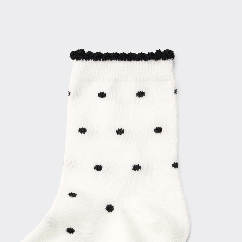 GU by Uniqlo Детские носки унисекс 2p Ribbon Dot 
