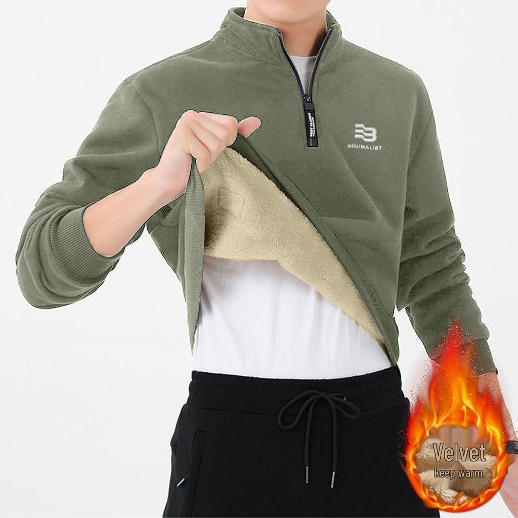 Мужская зимняя хлопковая куртка: Толстая, теплая, морозостойкая верхняя одежда со съемным капюшоном, идеально подходит для гардероба мужчин среднего возраста и пап.