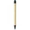 Pen of cardboard recycled and plastic of corn "Berk" (black ink) Deep black