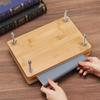 Деревянный книжный пресс Портативный многофункциональный пресс для переплета книг Легкий в эксплуатации Пресс для бумаги для