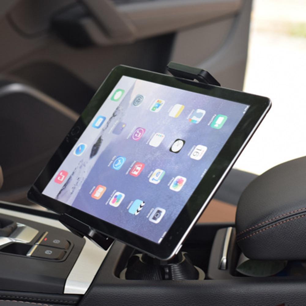 X033 Регулируемый держатель для телефона/планшета, вращение на 360 градусов, универсальный автомобильный подстаканник, подставка для планшета