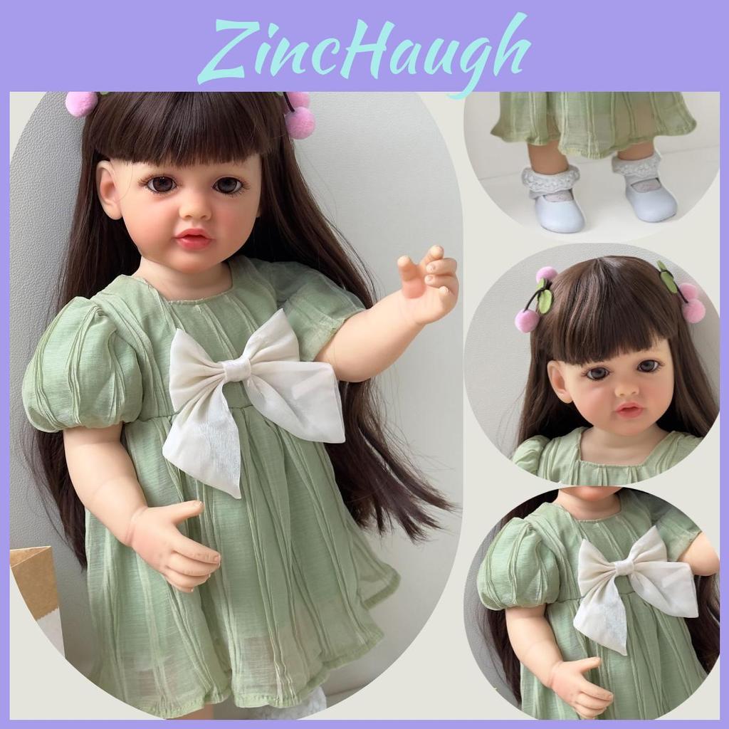 Npk 55cm Green Full Silicone Reborn Doll Betty Authentic Newborn Clothing Poseable And Adorable