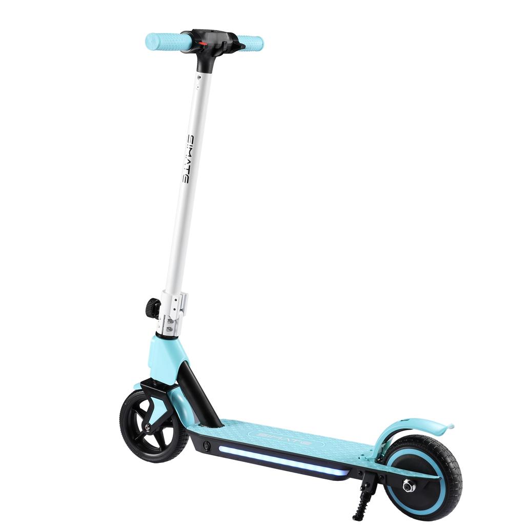 Simate S2 Safe Electric Scooter For Kid 130W Motor 24V2.5Ah Battery 14KM/H Top Speed 6.5 Inch Tires Outdoor Play Folding E-Scooter
