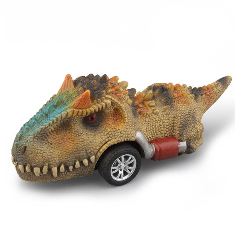 Имитация Динозавр Инерционная Спортивная Машина Игрушки Дети Мультяшное Животное Модель Машины Украшения для Коллекции