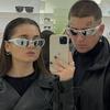 Защита от УФ Легкие Удобные Прочные Высокое Качество Дерзкий Панк Дизайнерский Стиль Стильные Женские Мужские Солнцезащитные Очки