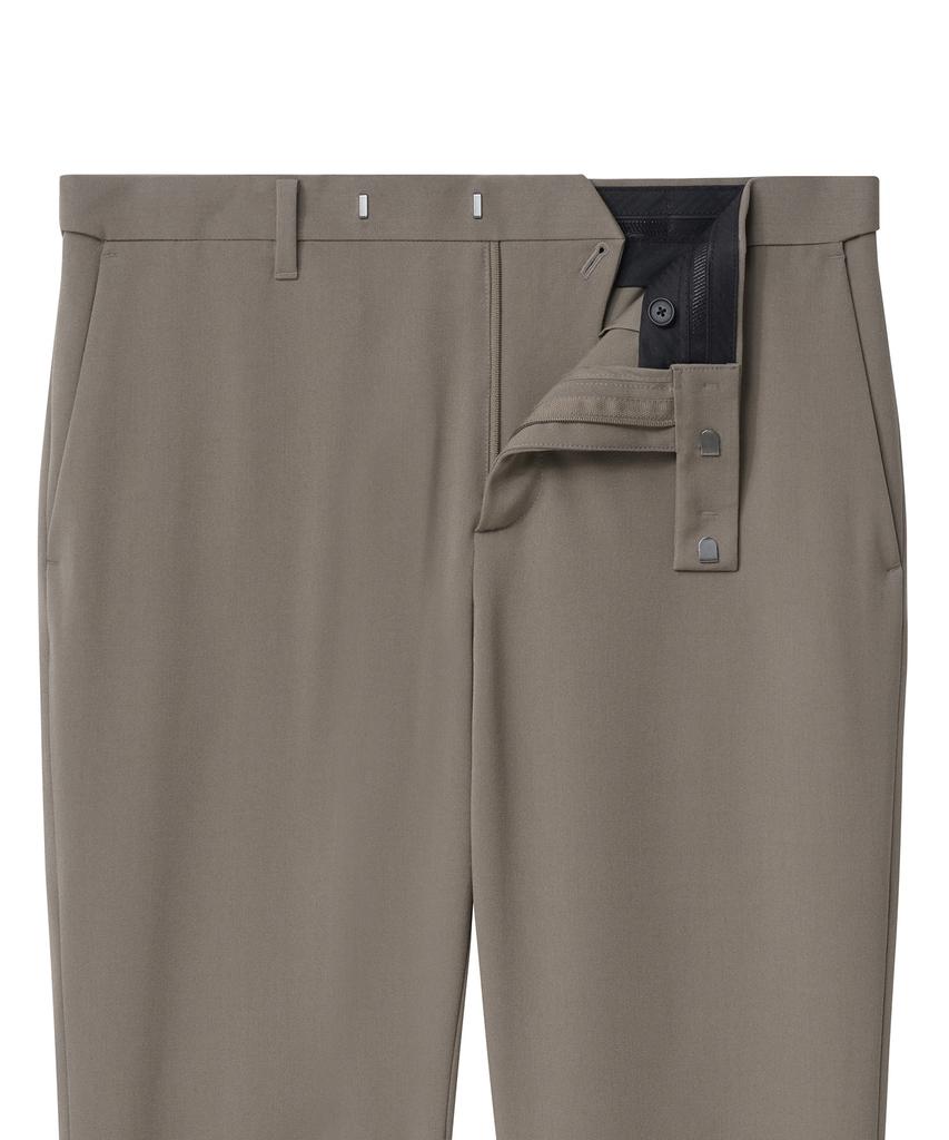 MUSINSA STANDARD Semi Bootcut Hidden Elastic Waist Slacks [Dusty Beige]