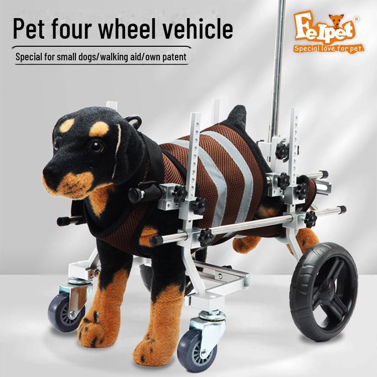 Four-Wheel Folding Mobility Scooter for Disabled and Elderly Pets
