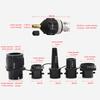 Air Valve Adaptor with Nozzles Inflatable Pump Adapter Air Valve Conversion Head for Inflatable Boat Stand-Up Paddleboard Bed