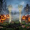 Plastic Skull Hand Decorations Life-Size Ghost Hand Yard Stakes  Theme Party